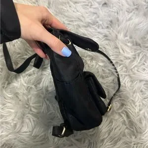 Topshop | Bags | Topshop Mini Black Nylon Backpack Travel 